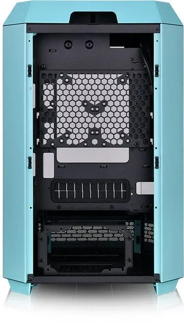 Корпус Thermaltake The Tower 300 Turquoise голубой без БП mATX 8x120mm 6x140mm 2xUSB3.0 audio bott PSU - фото 5