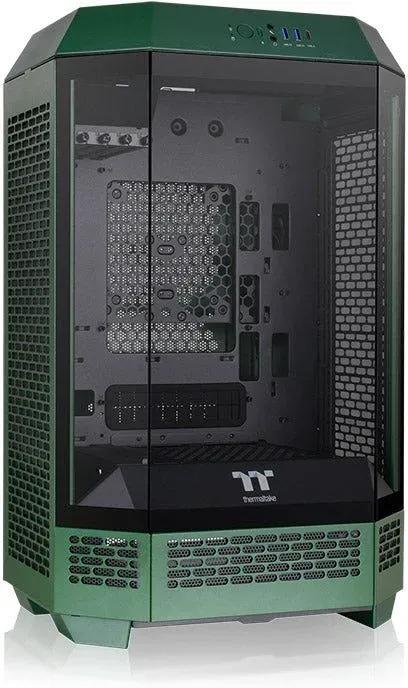 Корпус Thermaltake The Tower 300 Racing Green зеленый без БП mATX 8x120mm 6x140mm 2xUSB3.0 audio bott PSU - фото 3