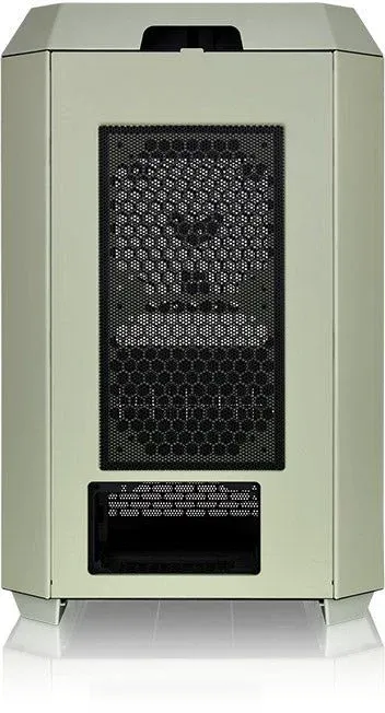 Корпус Thermaltake The Tower 300 Matcha зеленый без БП mATX 8x120mm 6x140mm 2xUSB3.0 audio bott PSU - фото 4