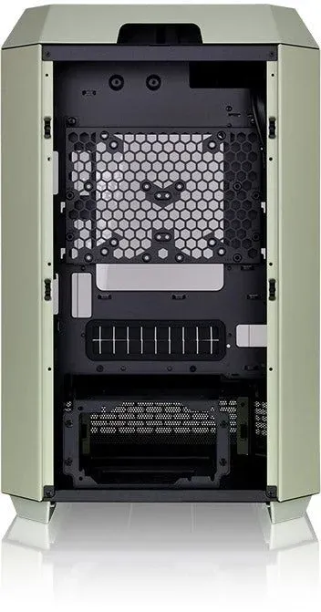 Корпус Thermaltake The Tower 300 Matcha зеленый без БП mATX 8x120mm 6x140mm 2xUSB3.0 audio bott PSU - фото 5