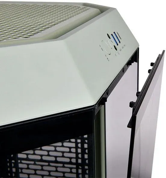 Корпус Thermaltake The Tower 300 Matcha зеленый без БП mATX 8x120mm 6x140mm 2xUSB3.0 audio bott PSU - фото 6