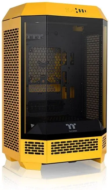 Корпус Thermaltake The Tower 300 Bumblebee желтый без БП mATX 8x120mm 6x140mm 2xUSB3.0 audio bott PSU - фото 3