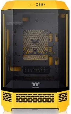 Корпус Thermaltake The Tower 300 Bumblebee желтый без БП mATX 8x120mm 6x140mm 2xUSB3.0 audio bott PSU - фото 7