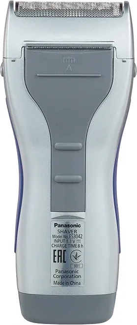 Бритва сетчатая Panasonic ES3042 реж.эл.:1 питан.:аккум. серебристый/синий - фото 3