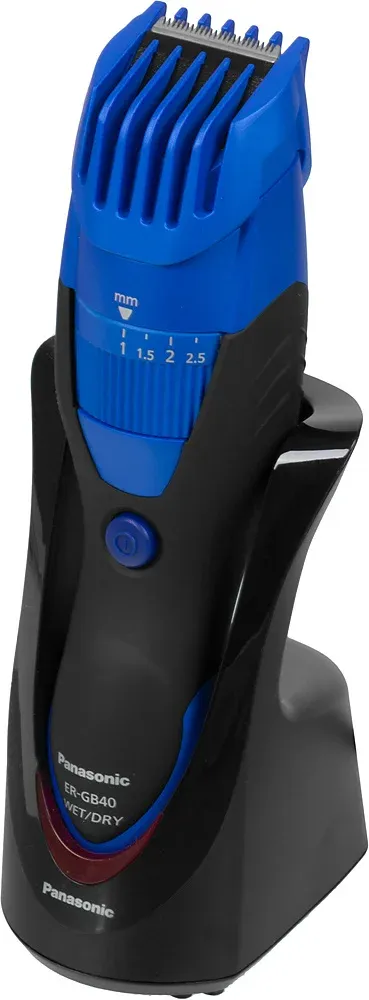 Машинка для стрижки Panasonic ER-GB40-A520 синий/черный насадок в компл:1шт - фото 2