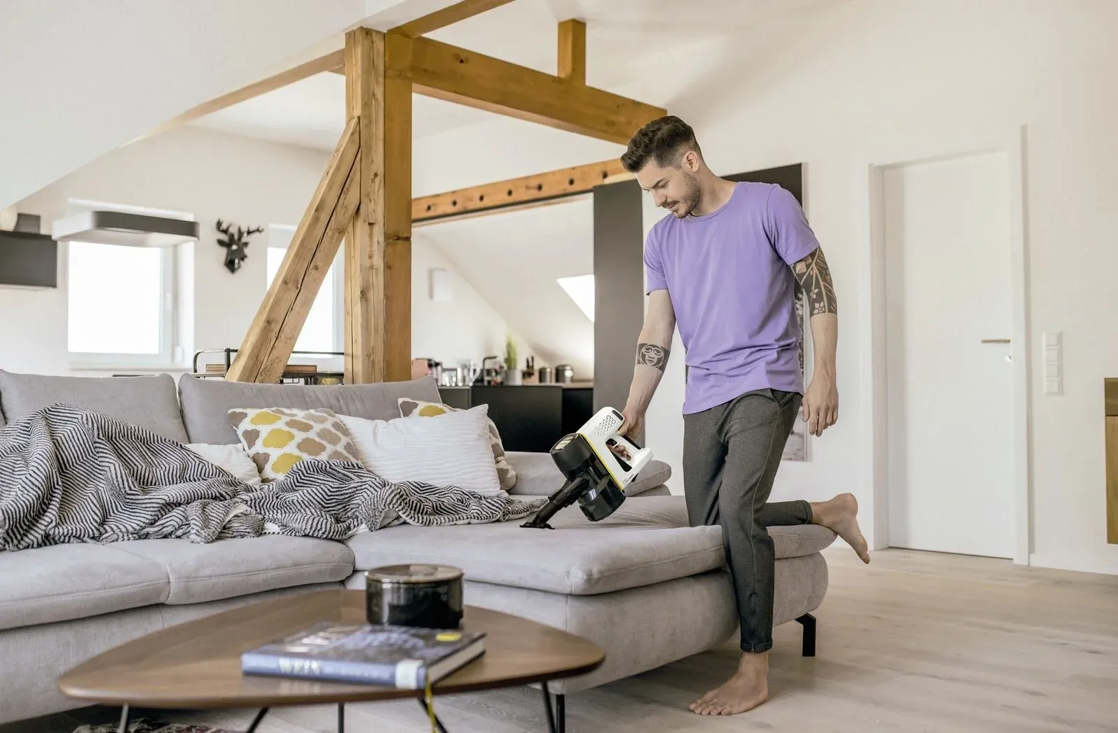 Пылесосы KARCHER VC 4 Cordless myHome белый - фото 2