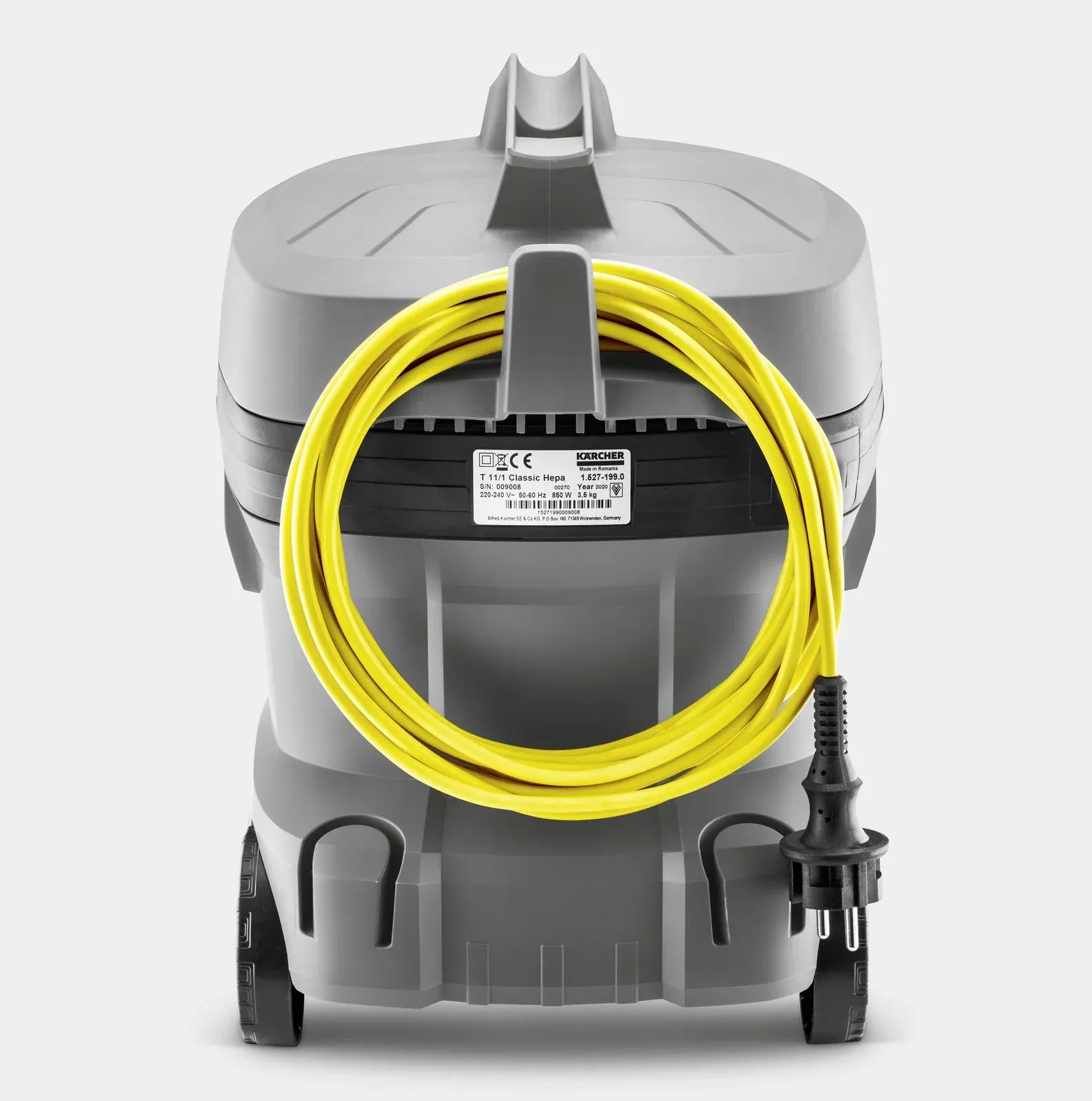 Пылесосы KARCHER T 11/1 Classic EU желтый - фото 4