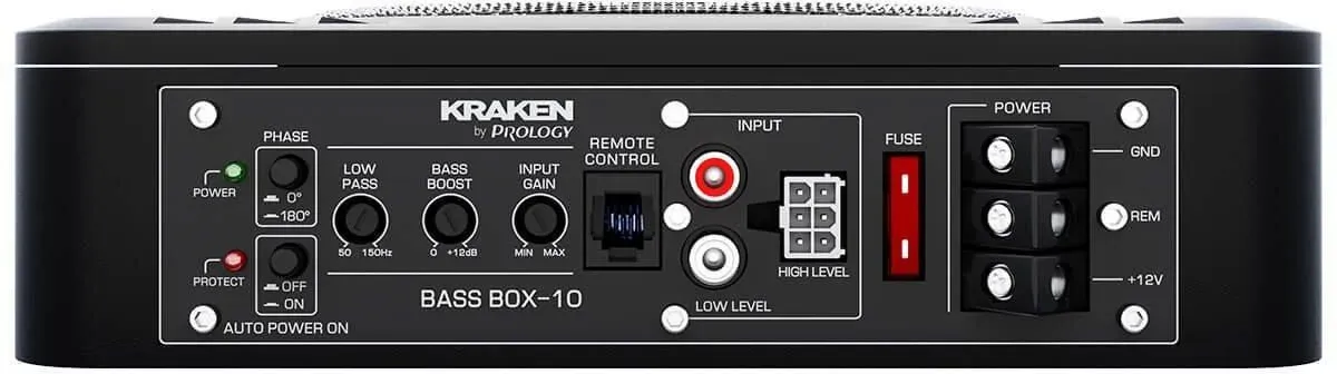 Сабвуфер автомобильный Prology Box-10 120Вт активный 25см/10 - фото 8