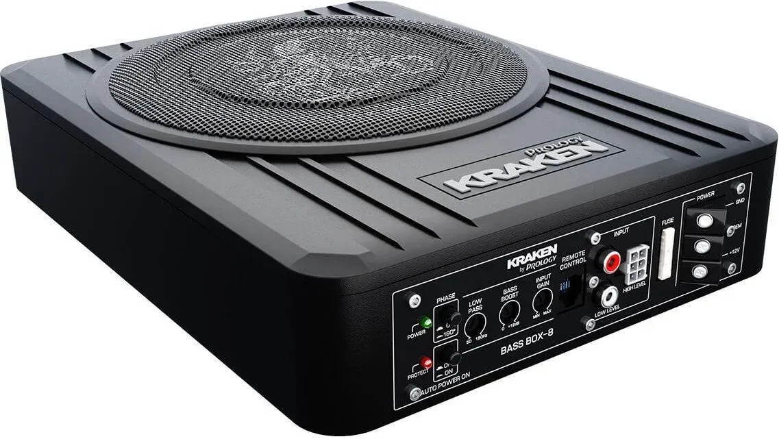 Сабвуфер автомобильный Prology Box-8 100Вт активный 20см/8 - фото 2