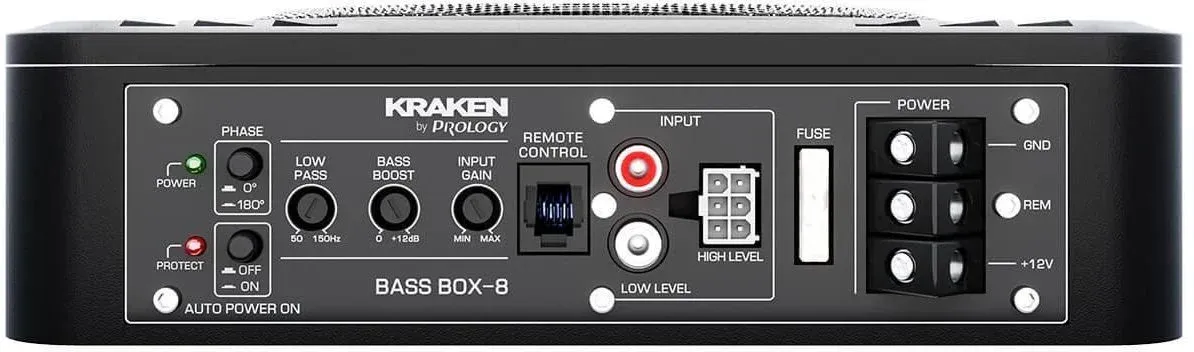 Сабвуфер автомобильный Prology Box-8 100Вт активный 20см/8 - фото 8