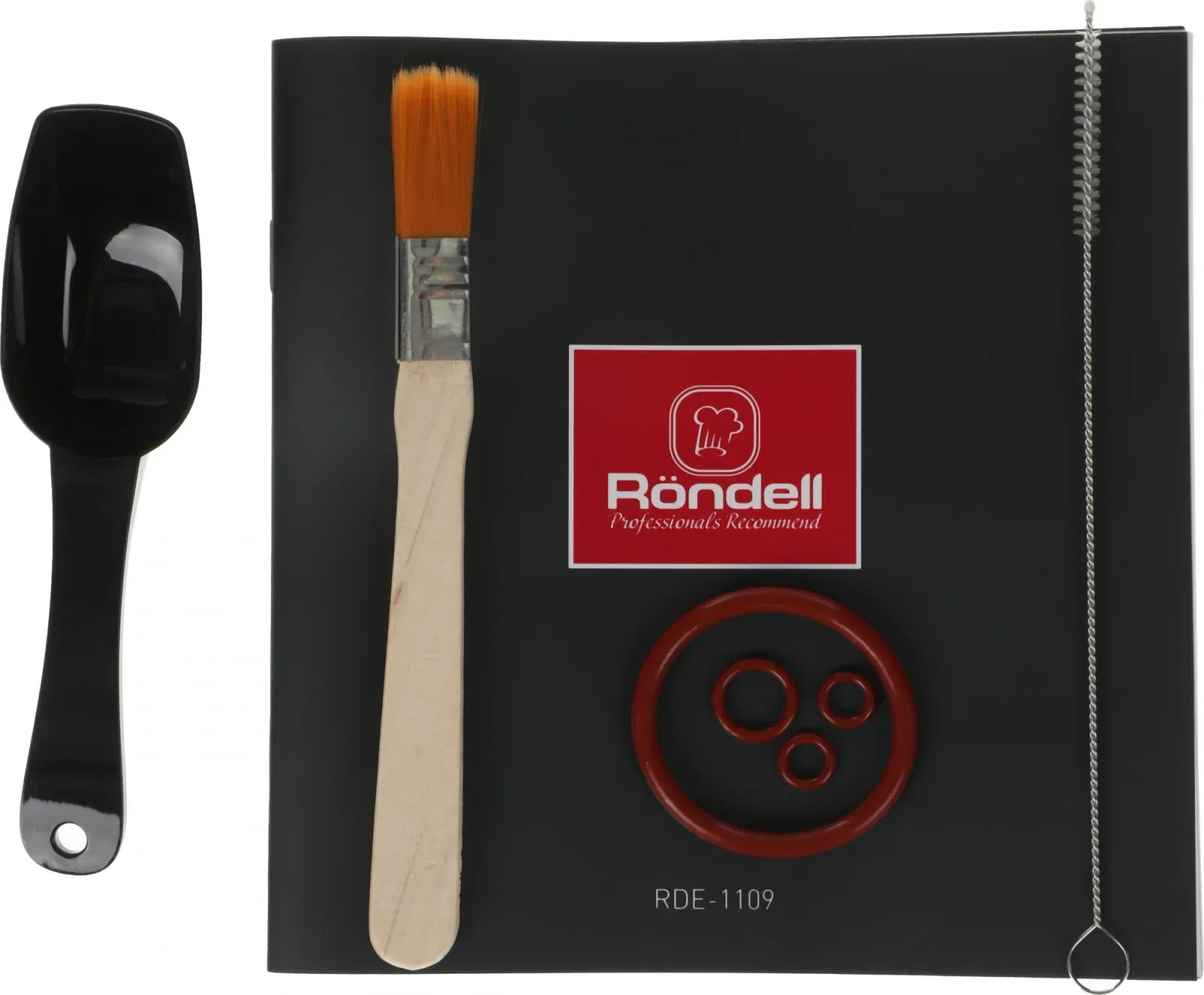 Кофемашина Rondell RDE-1109 1350Вт черный/серебристый - фото 3