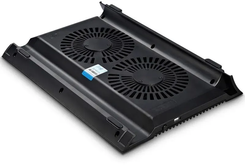 Подставка для ноутбука Deepcool N8 DP-N24N-N8BK 17 380x278x55мм 25дБ 3xUSB 2x 140ммFAN 1244г алюминий черный - фото 6