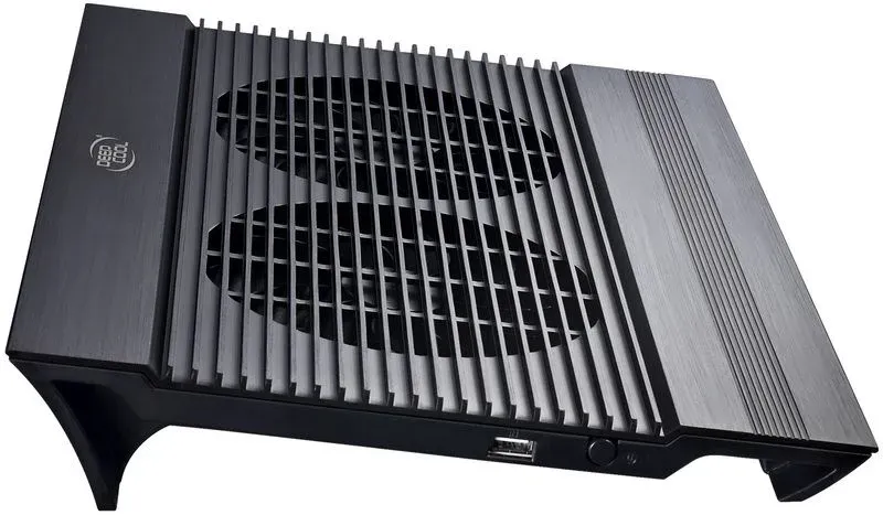Подставка для ноутбука Deepcool N8 DP-N24N-N8BK 17 380x278x55мм 25дБ 3xUSB 2x 140ммFAN 1244г алюминий черный - фото 7