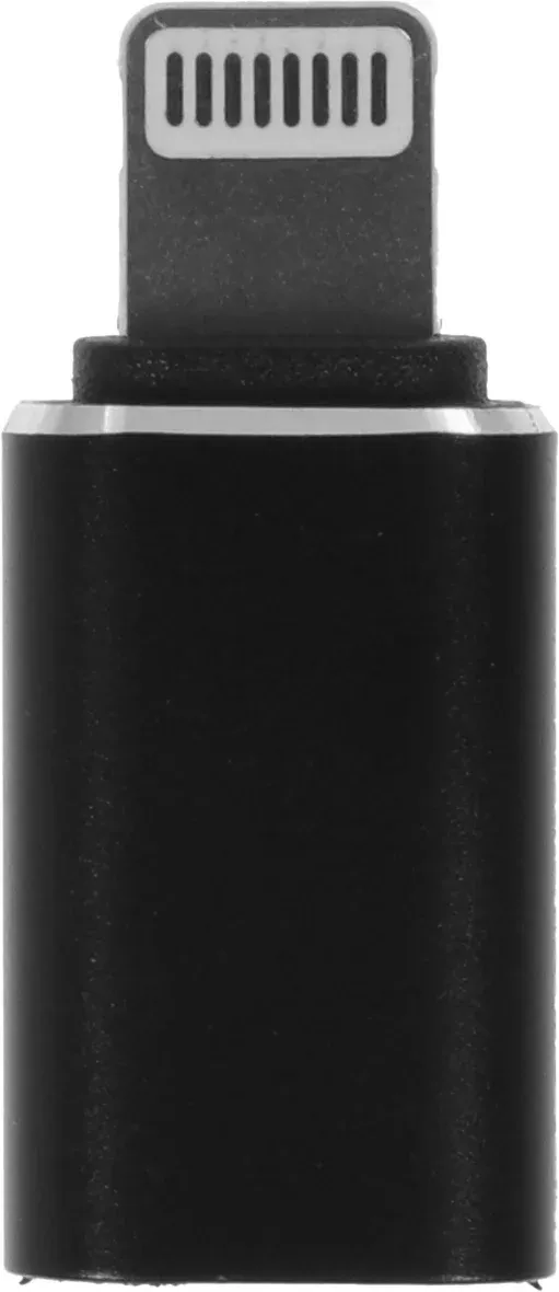 Переходник Buro BU-LIGHT-TYPECF Lightning m-USB Type-C F черный - фото 3