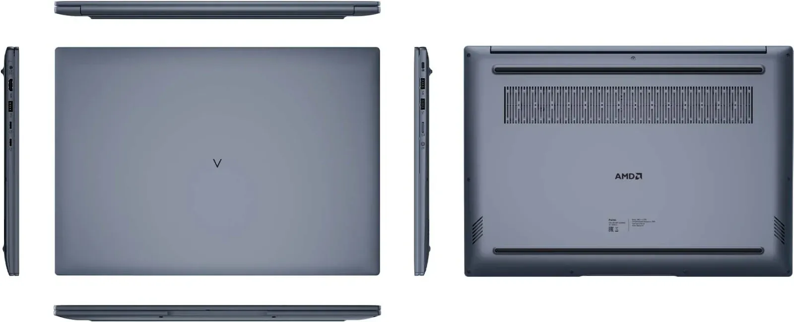 Ноутбук Digma Pro Pactos Ryzen 7 7730U 16Gb SSD512Gb AMD Radeon Graphics 16 IPS WUXGA 1920x1200 Windows 11 Pro dk.grey WiFi BT Cam 5500mAh DN16R7-ADXW03 - фото 5