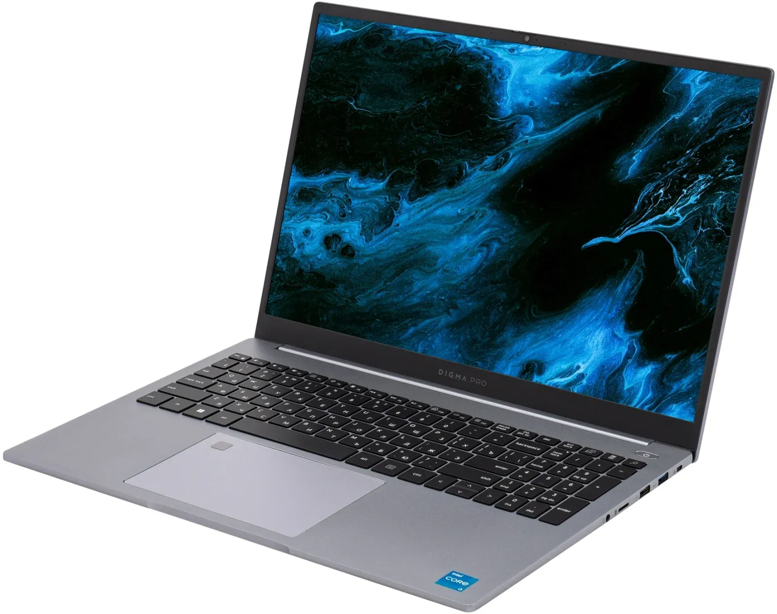 Ноутбук Digma Pro Pactos Core i5 1235U 16Gb SSD512Gb Intel Iris Xe graphics 16 IPS WUXGA 1920x1200 Windows 11 Pro dk.grey WiFi BT Cam 5500mAh DN16P5-ADXW01 - фото 3