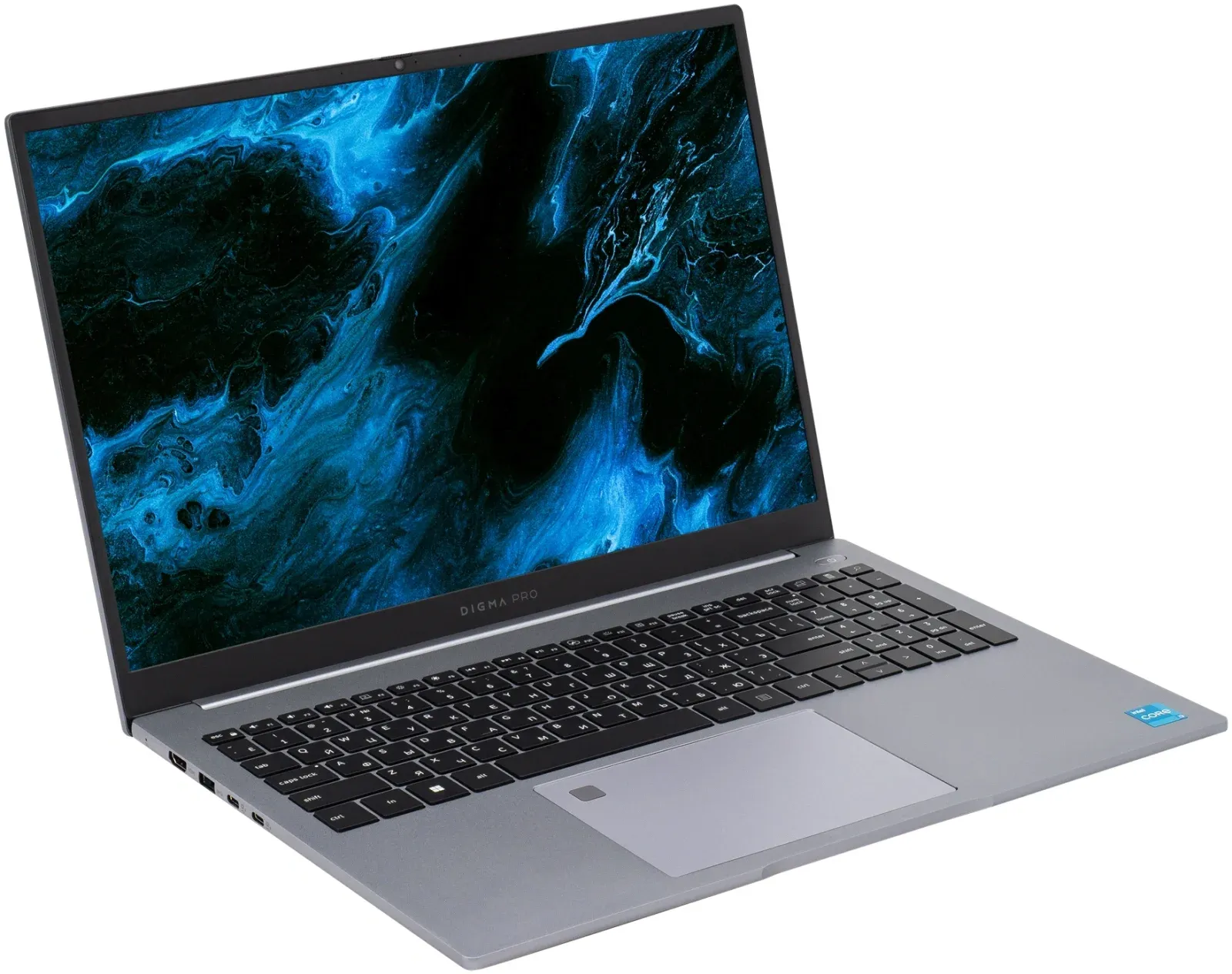 Ноутбук Digma Pro Pactos Core i5 1235U 16Gb SSD512Gb Intel Iris Xe graphics 16 IPS WUXGA 1920x1200 Windows 11 Pro dk.grey WiFi BT Cam 5500mAh DN16P5-ADXW01 - фото 4