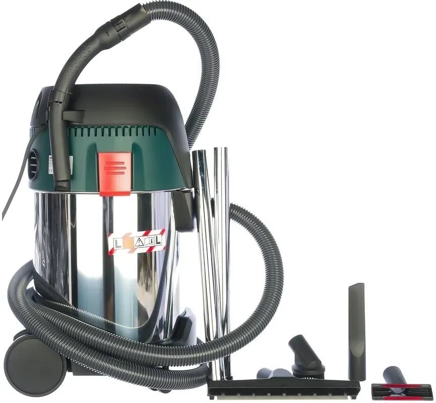 Строительный пылесос Metabo ASA 30 L PC Inox 1250Вт уборка: сухая/влажная зеленый - фото 6