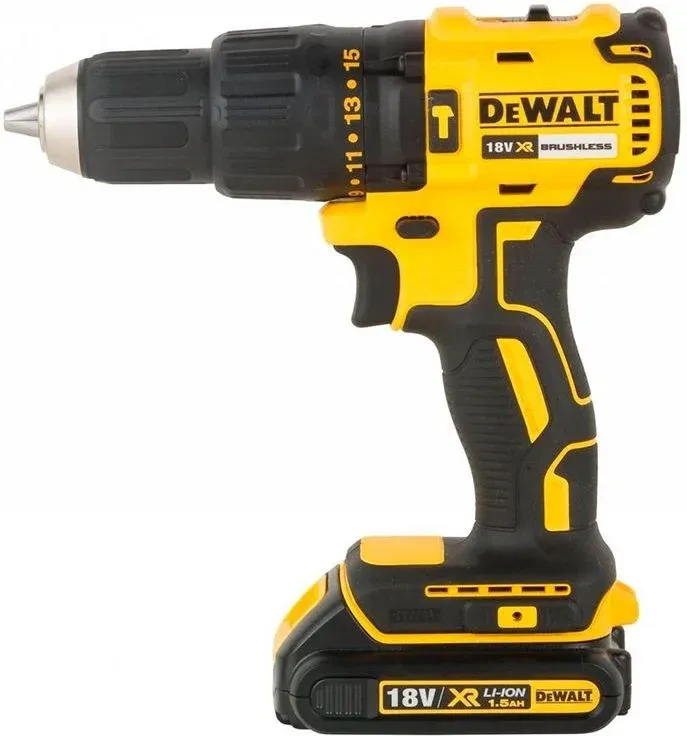 Дрель-шуруповерт DeWalt DCD778S2T 340Вт аккум. патрон:быстрозажимной кейс в комплекте DCD778S2T-QW - фото 3