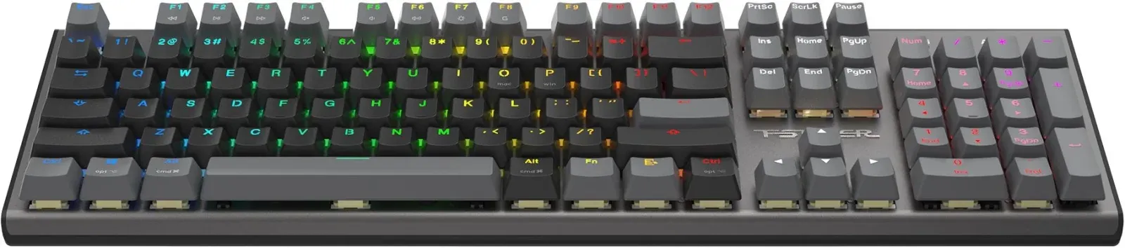 Клавиатура A4Tech FS100 механическая черный USB for gamer LED кабель 1.8м - фото 8