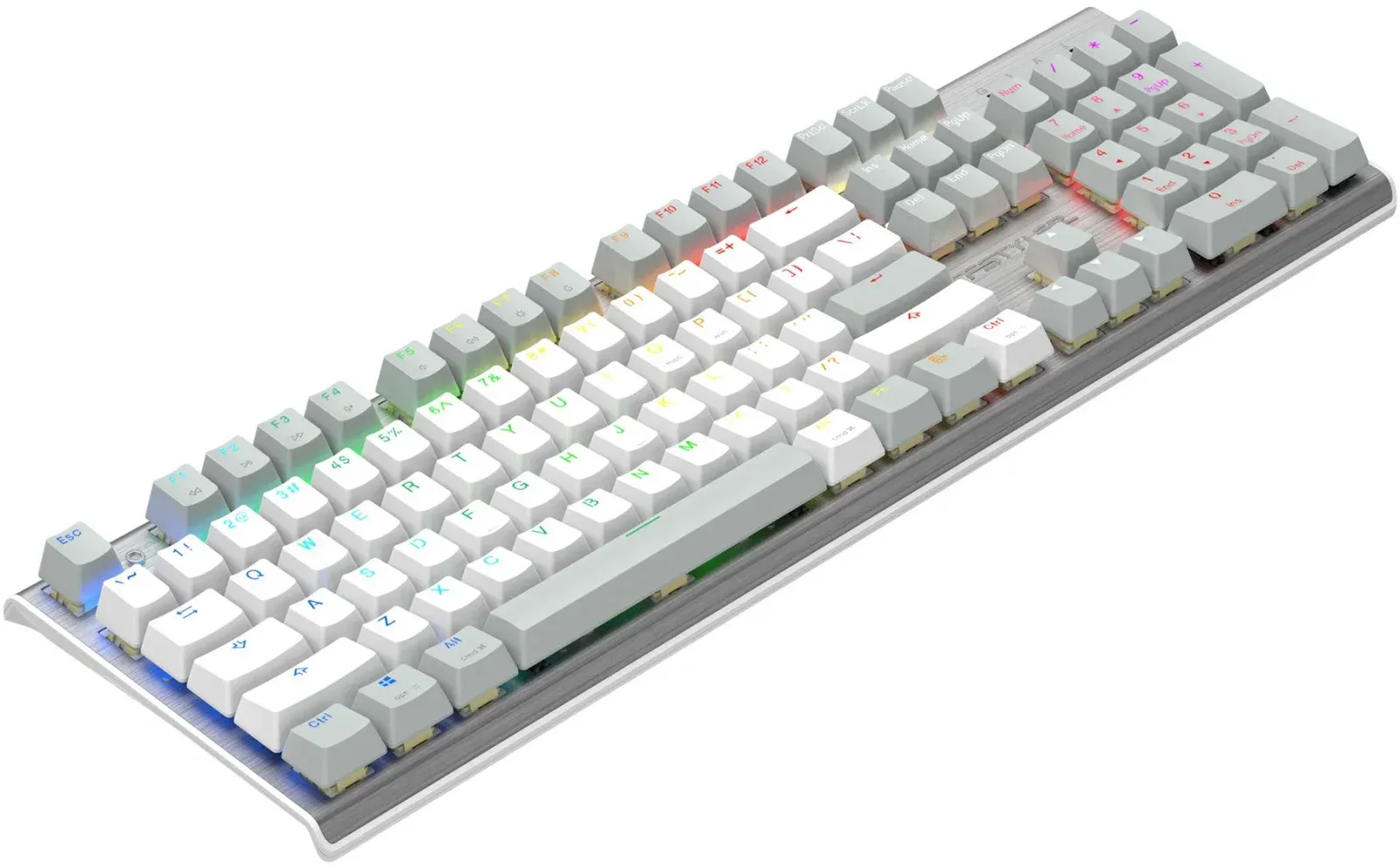 Клавиатура A4Tech FS100 механическая серый USB for gamer LED кабель 1.8м - фото 5