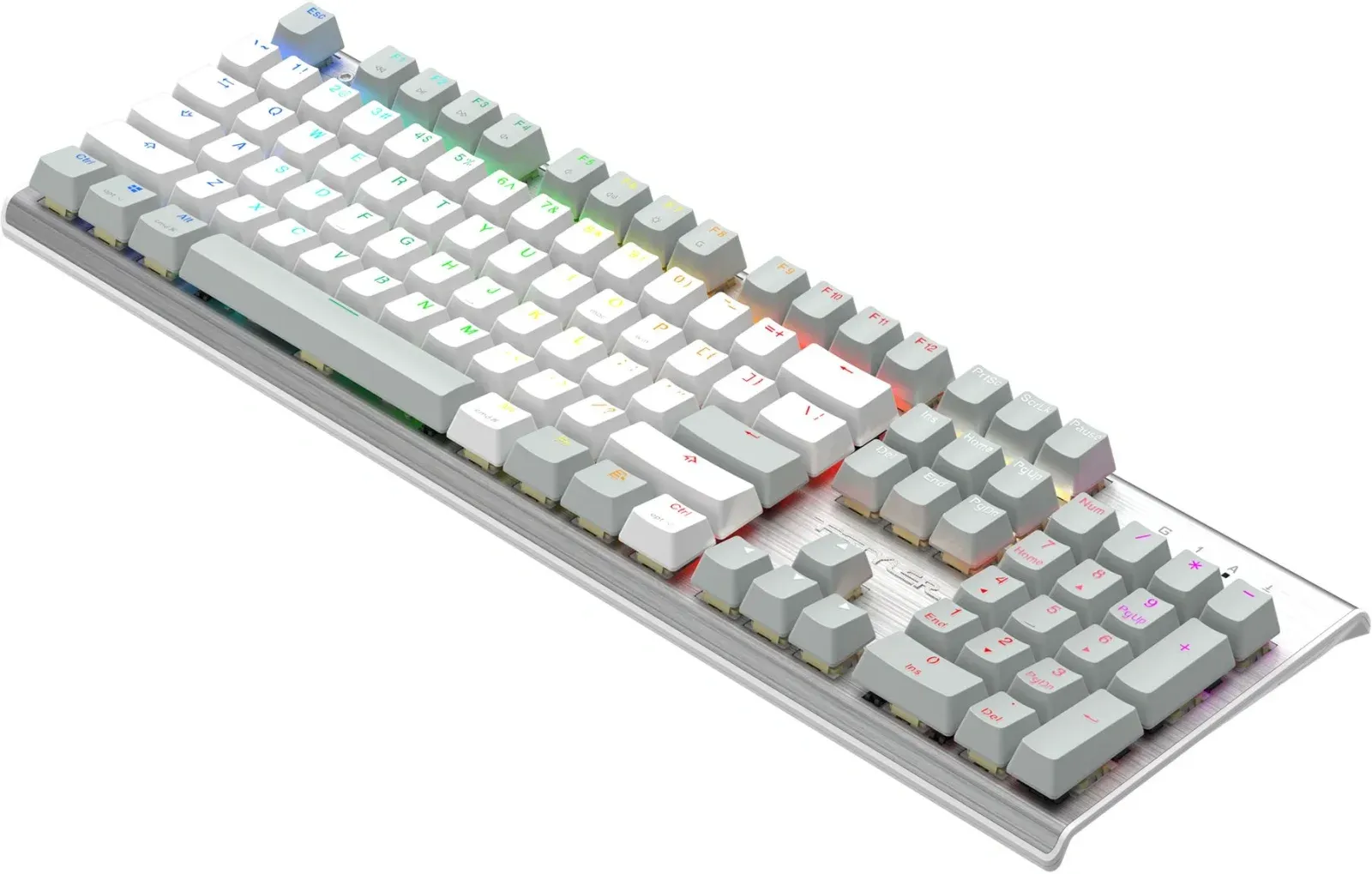 Клавиатура A4Tech FS100 механическая серый USB for gamer LED кабель 1.8м - фото 6