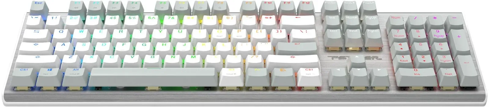 Клавиатура A4Tech FS100 механическая серый USB for gamer LED кабель 1.8м - фото 8