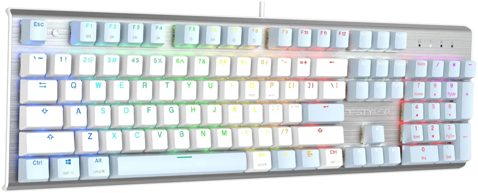 Клавиатуры A4TECH FS100 синий - фото 3