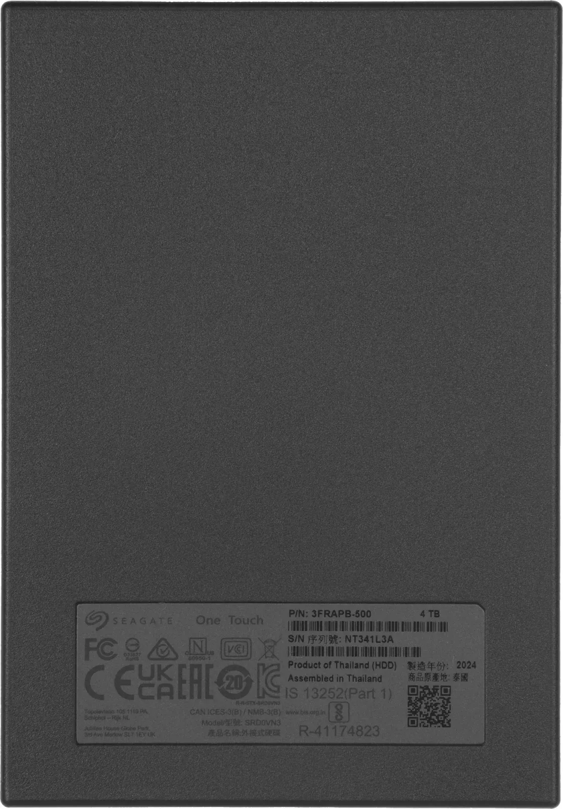 Жесткий диск Seagate USB3.0 4TB STKZ4000400 One Touch 2.5 черный - фото 3