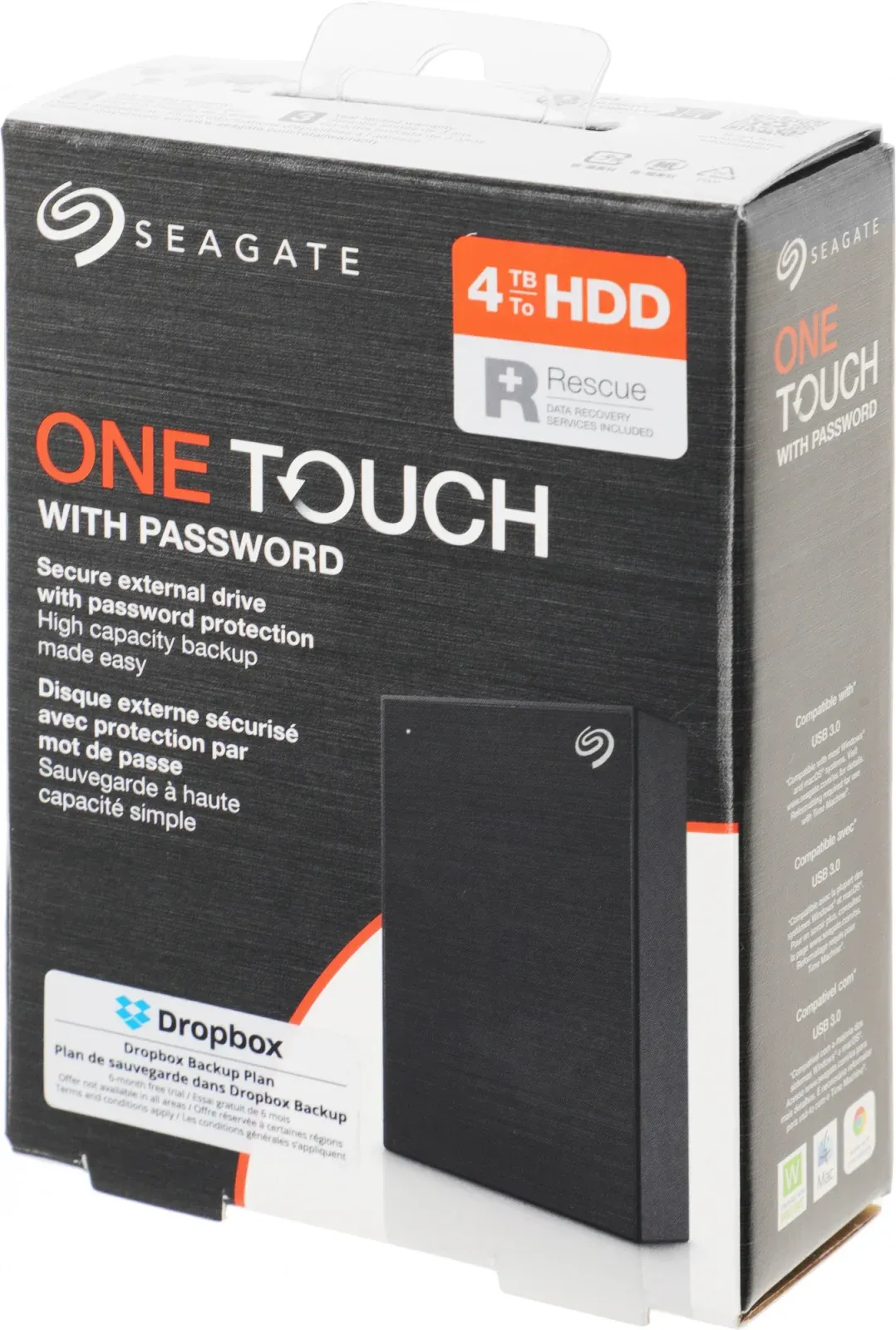 Жесткий диск Seagate USB3.0 4TB STKZ4000400 One Touch 2.5 черный - фото 8
