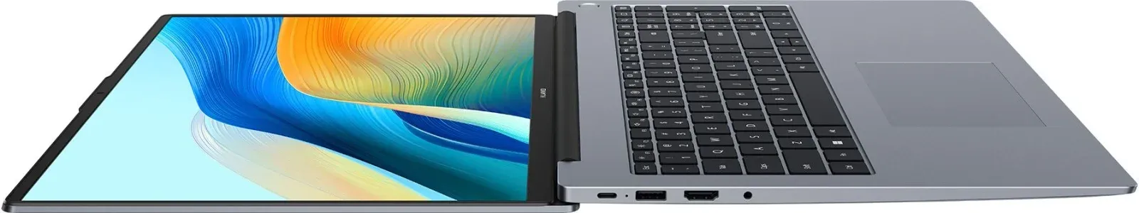 Ноутбук Huawei MateBook D 16 MCLG-X Core i5 13420H 16Gb SSD512Gb Intel UHD Graphics 16 IPS 1920x1200 без ОС grey space WiFi BT Cam 53013YDL - фото 3