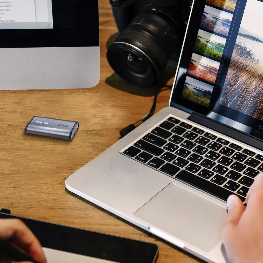 Накопитель SSD A-Data USB-C 2TB AELI-SE880-2TCGY SE880 2.5 серый - фото 8
