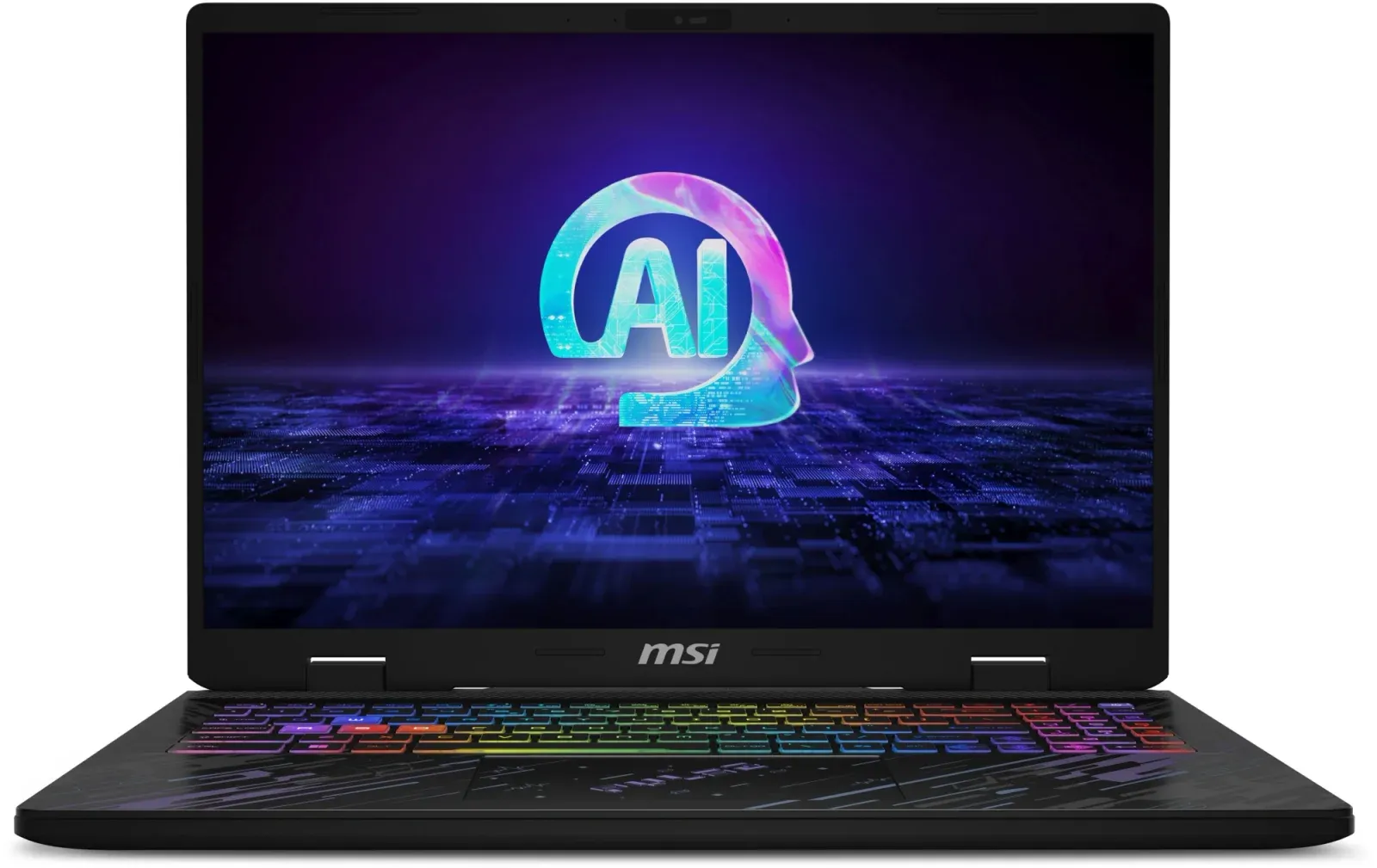 Ноутбук MSI Pulse 16 AI C1VGKG-018RU Core Ultra 7 155H 16Gb SSD1Tb NVIDIA GeForce RTX4070 8Gb 16 IPS QHD+ 2560x1600 Windows 11 Home black WiFi BT Cam 9S7-15P311-018 - фото 1