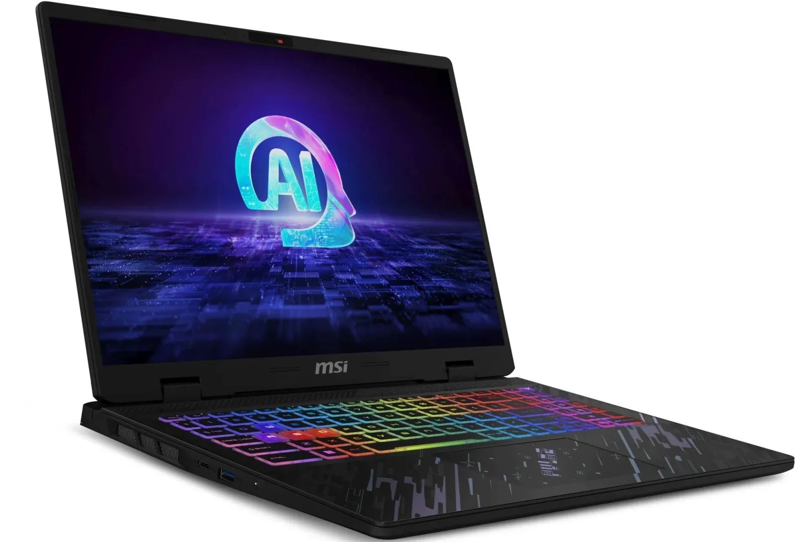 Ноутбук MSI Pulse 16 AI C1VGKG-018RU Core Ultra 7 155H 16Gb SSD1Tb NVIDIA GeForce RTX4070 8Gb 16 IPS QHD+ 2560x1600 Windows 11 Home black WiFi BT Cam 9S7-15P311-018 - фото 2