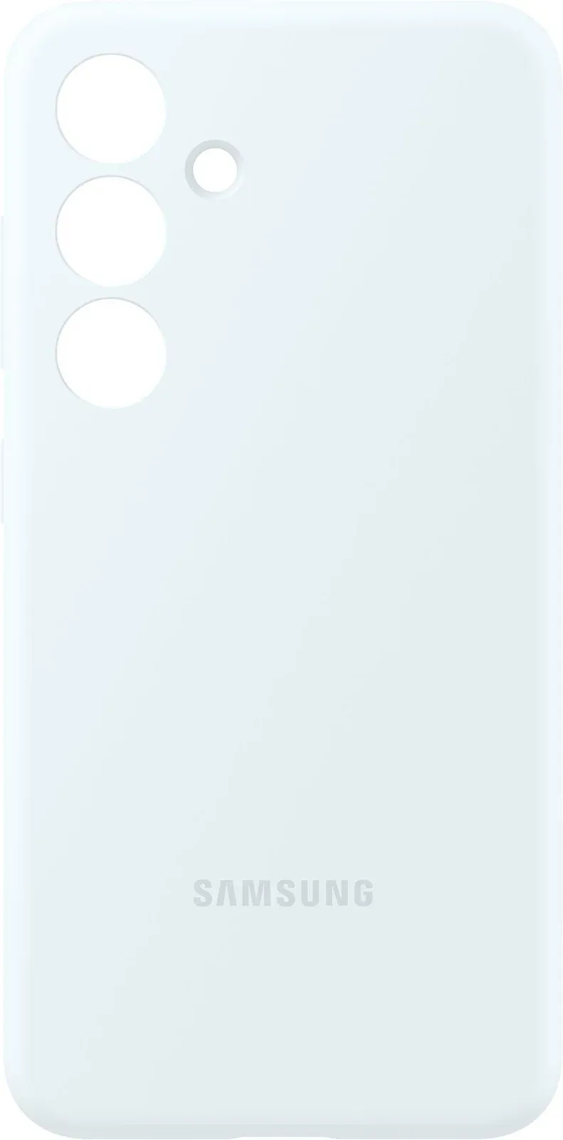 Чехол клип-кейс Samsung для Samsung Galaxy S24+ Silicone Case S24+ белый EF-PS926TWEGRU - фото 3