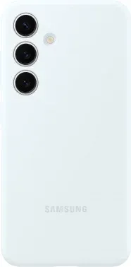Чехол клип-кейс Samsung для Samsung Galaxy S24+ Silicone Case S24+ белый EF-PS926TWEGRU - фото 6
