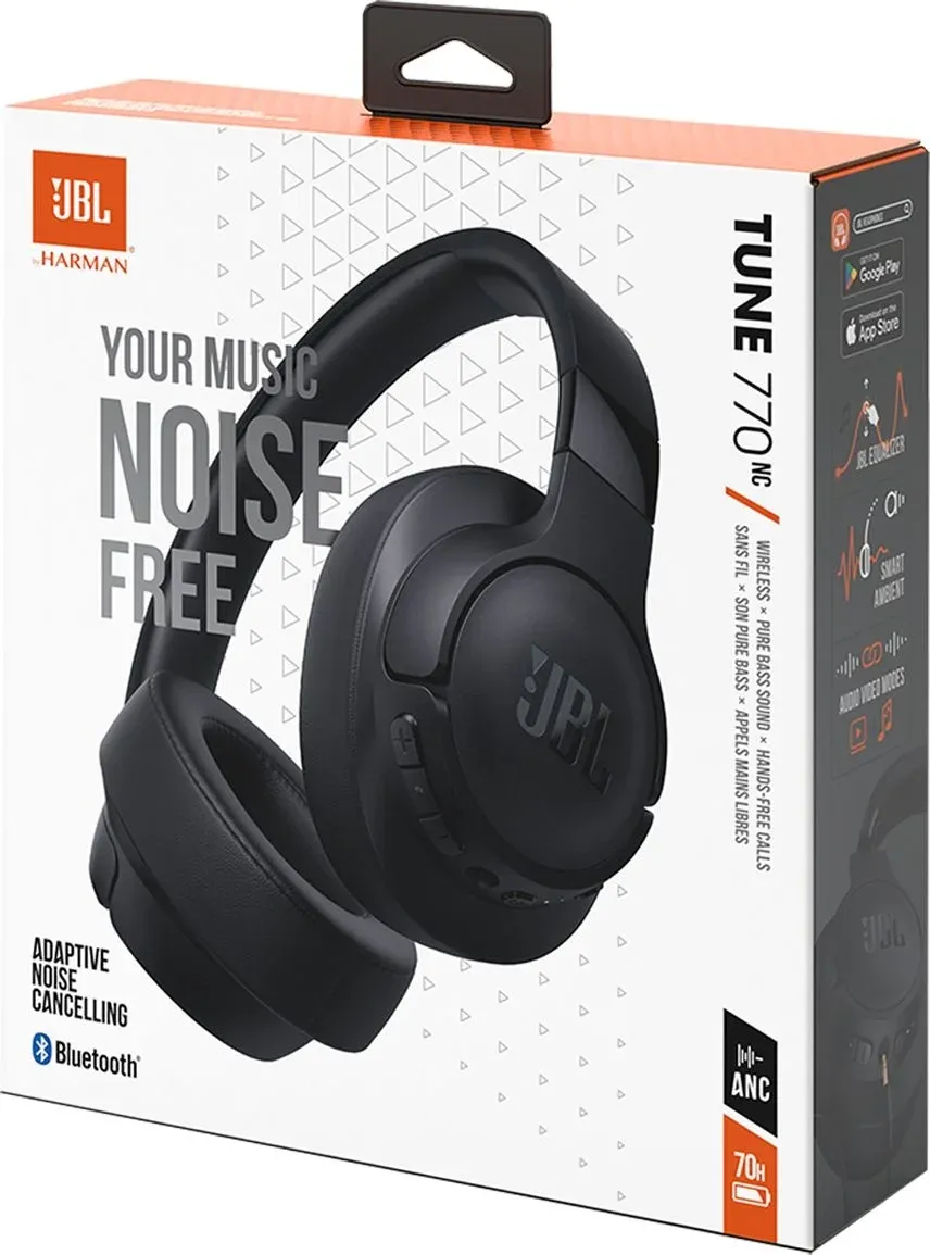 Наушники и гарнитуры JBL Tune 770NC черный - фото 4