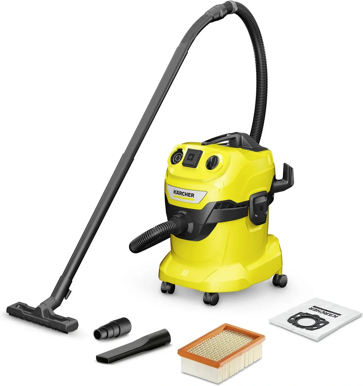 Строительные пылесосы KARCHER WD 4 P V-20/5/22 - фото 1