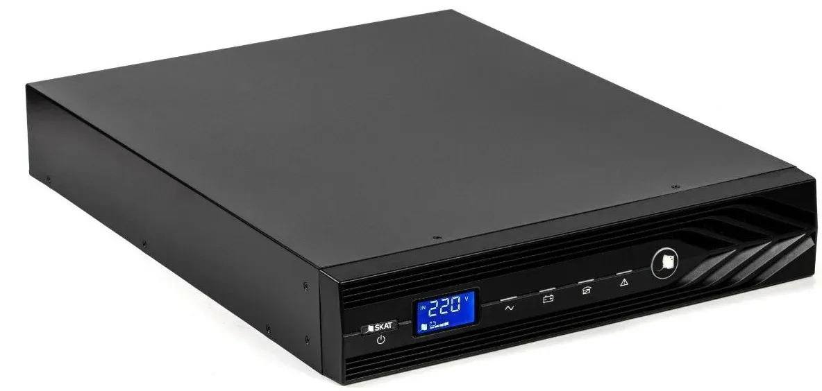 Источник бесперебойного питания Бастион Skat 3000-Rack-ON-6x9-E 2700Вт 3000ВА черный - фото 4