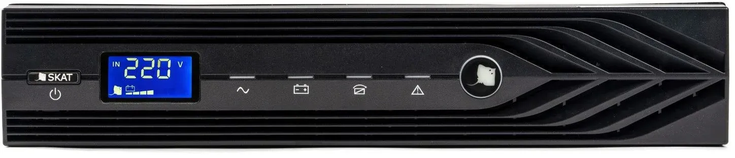 Источник бесперебойного питания Бастион Skat 3000-Rack-ON-6x9-E 2700Вт 3000ВА черный - фото 5