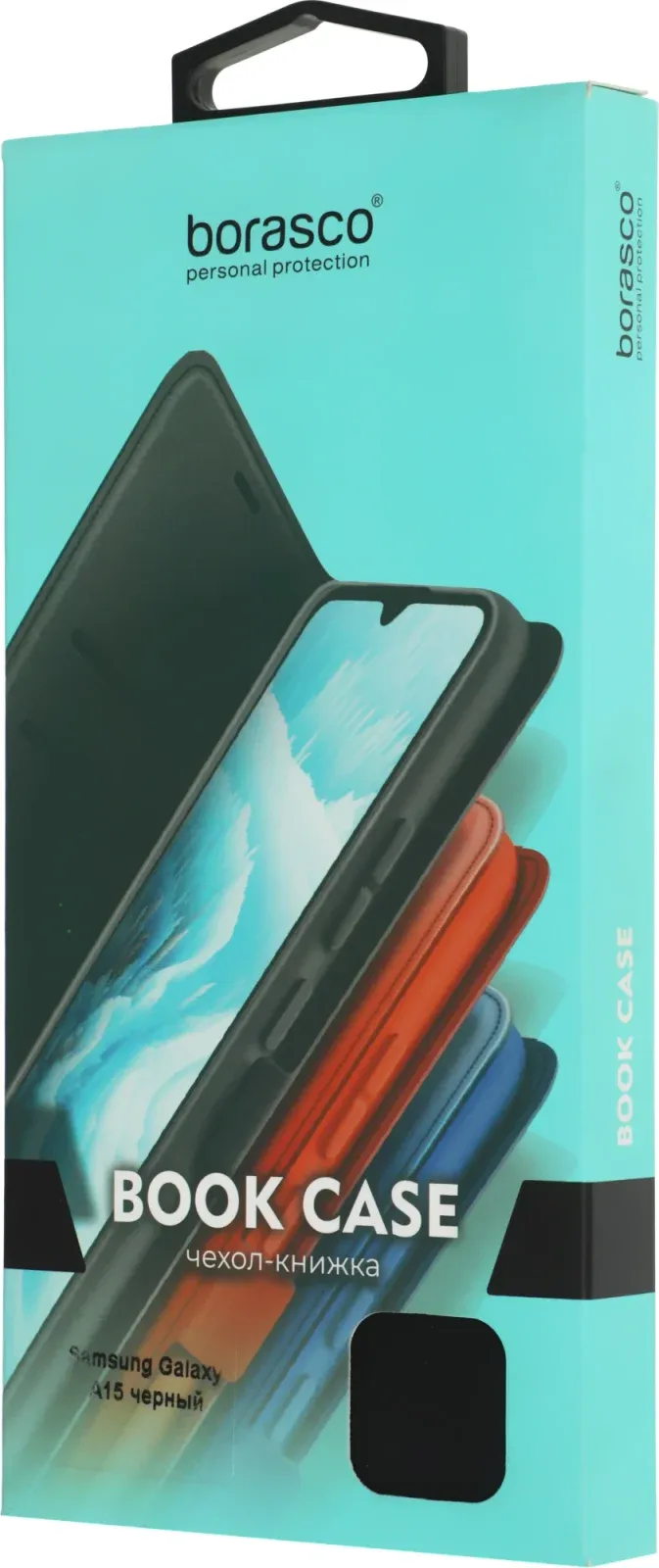 Чехол флип-кейс BoraSCO для Samsung Galaxy A15 Book Case черный 72865 - фото 3