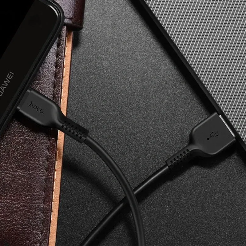 Кабель Hoco X20 Flash X20 USB m-USB Type-C m 2м черный коробка - фото 2