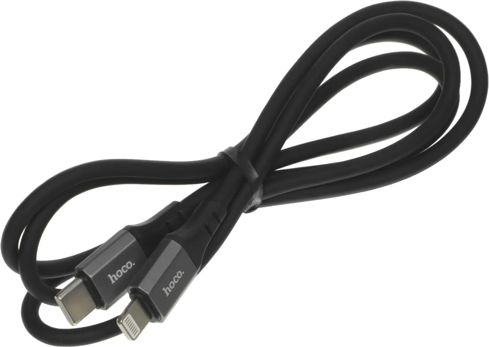 Кабель Hoco X86 iP Spear PD X86 IP USB Type-C m-Lightning m 1м черный коробка - фото 7