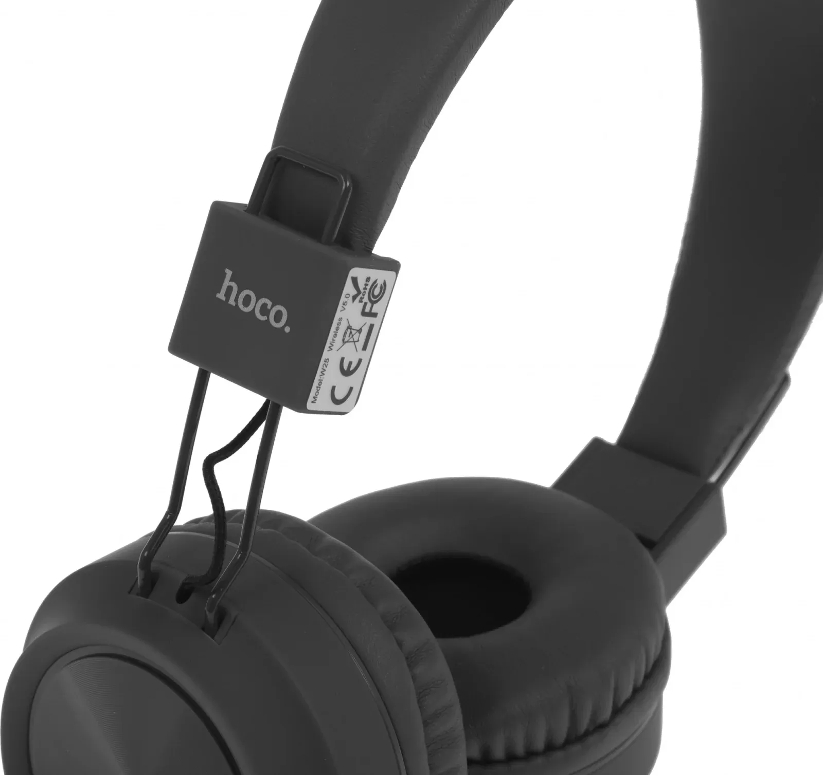 Гарнитура накладные Hoco Promise W25 1.2м серый беспроводные bluetooth оголовье - фото 5