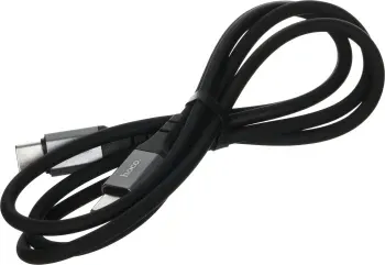 Кабель Hoco Spear X86 TYPE-C TO TYPE-C USB Type-C m-USB Type-C m 1м черный коробка - фото 8