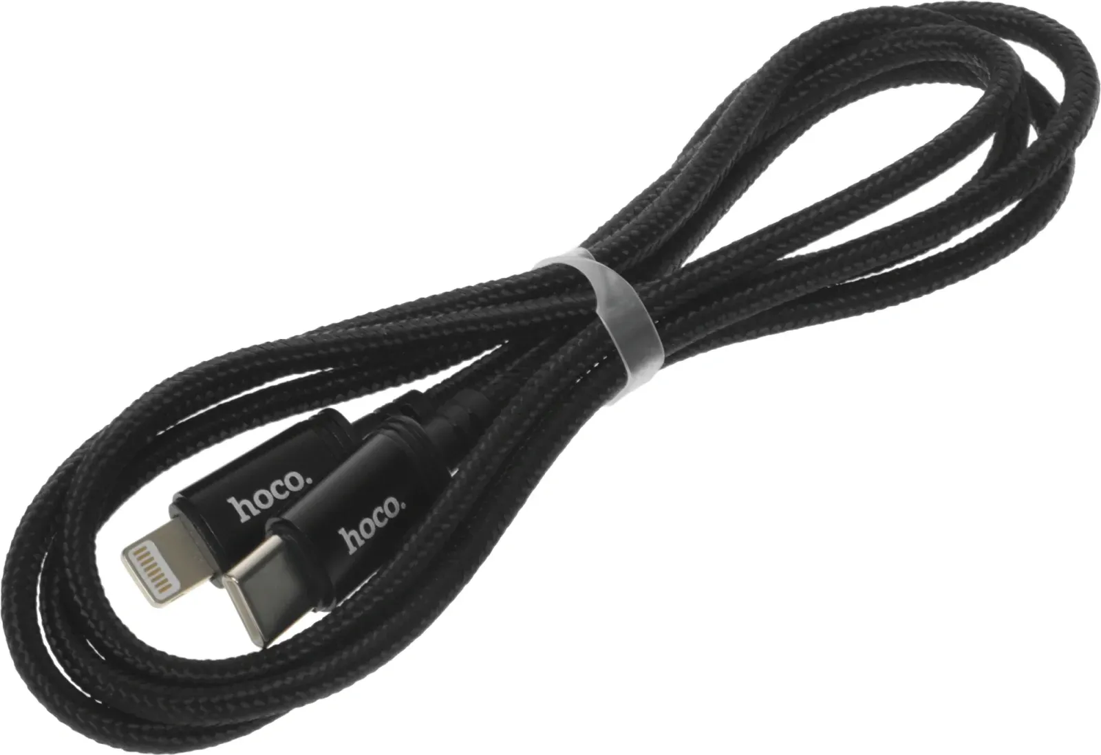 Кабель Hoco X89 Wind iP USB Type-C m-Lightning m 1м черный коробка - фото 7