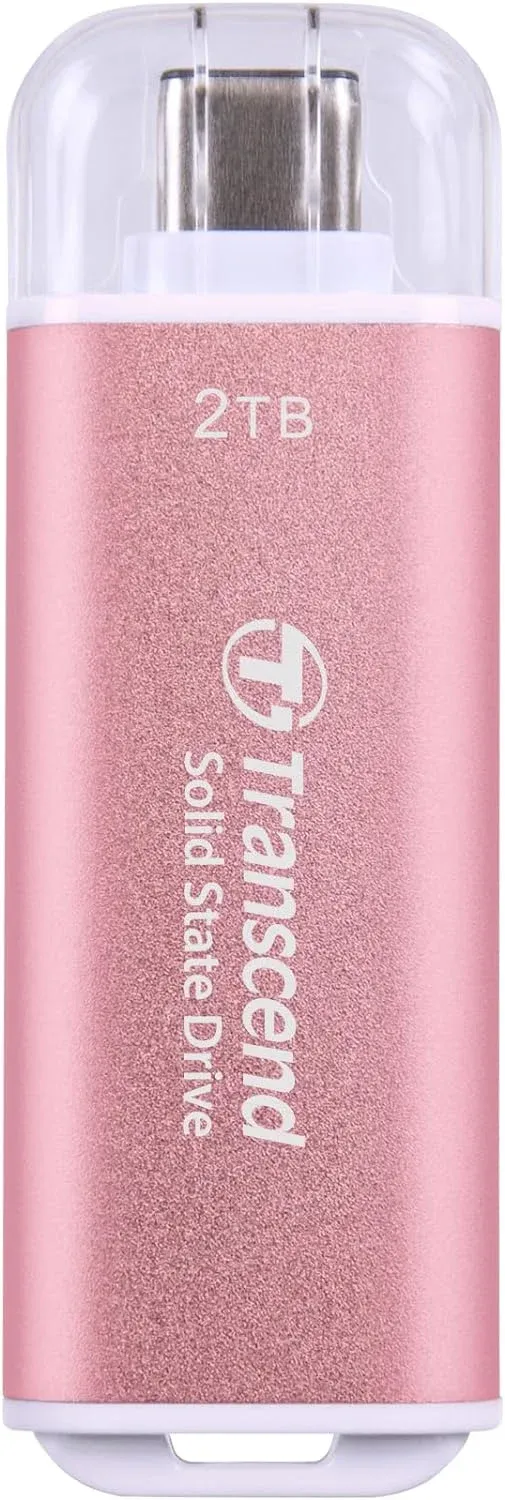USB TRANSCEND TS2TESD300P розовый - фото 1