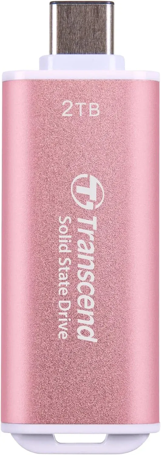 USB TRANSCEND TS2TESD300P розовый - фото 2
