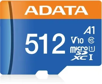 Флеш карта microSDXC 512GB A-Data AUSDX512GUICL10A1-RA1 Premier + adapter - фото 6