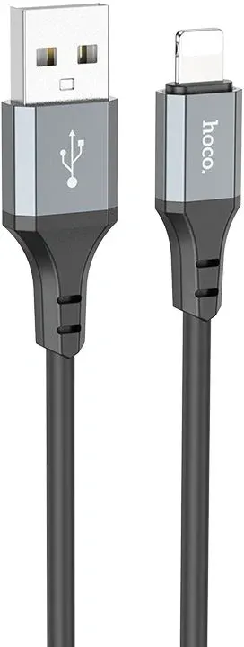 Кабель Hoco X92 Honest IP USB m-Lightning m 3м черный коробка - фото 1